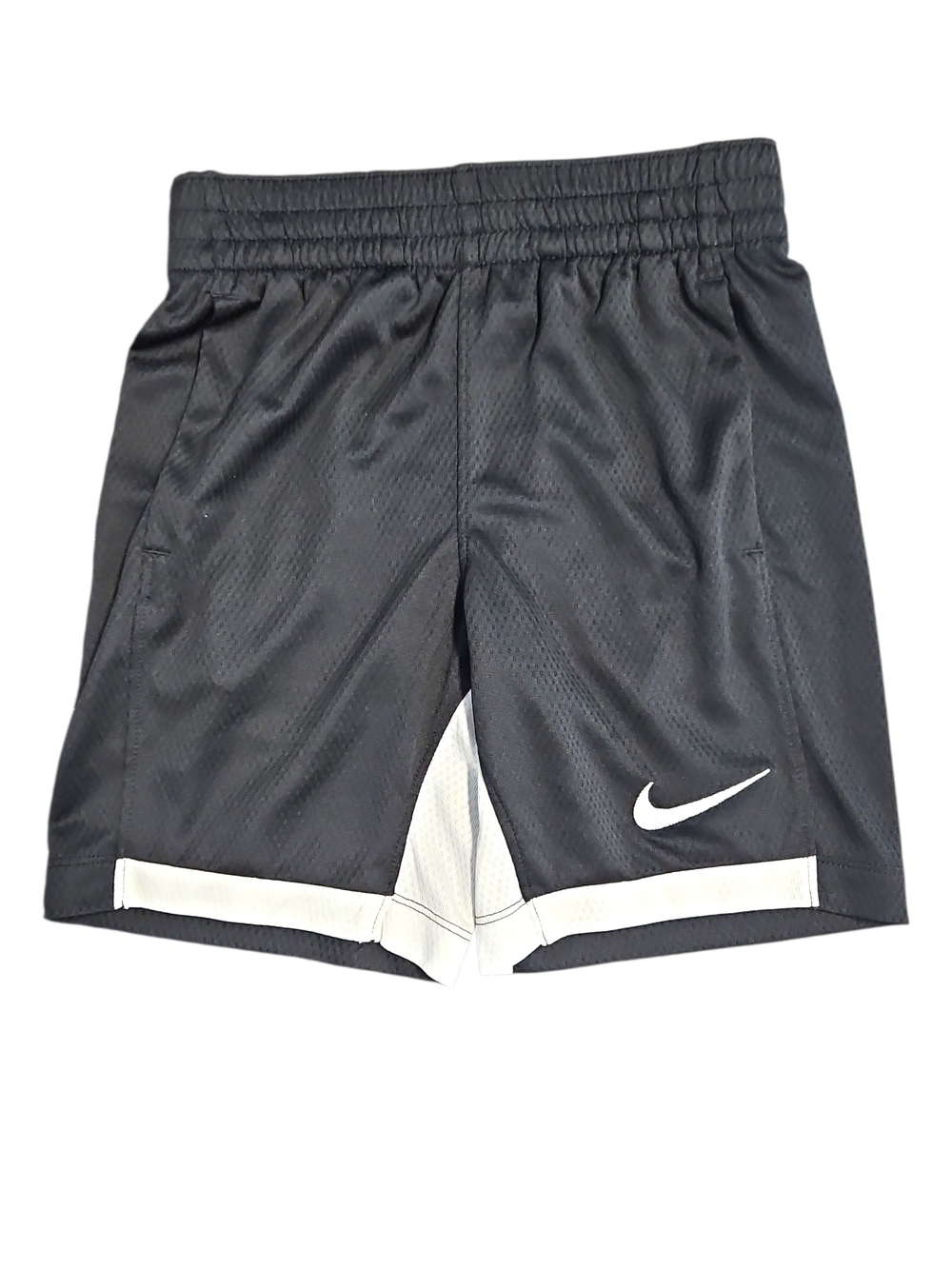 Nike Kids Black Shorts with White Accents Size X Small